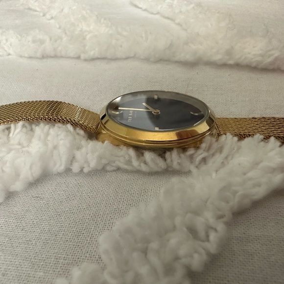 Ted Baker London Mesh Strap Gold Watch - Picture 8 of 10